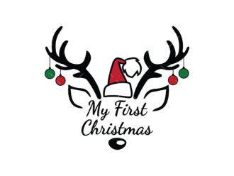 My First Christmas Svg