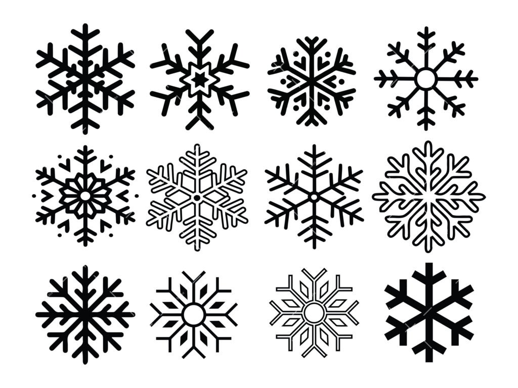 Snowflake SVG Bundle, PNG, PDF, Snowflakes Svg, Winter Svg, Christmas Svg
