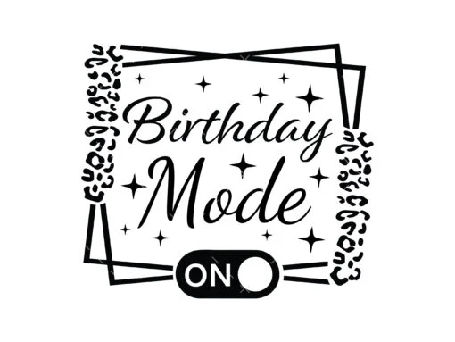 Birthday Mode On SVG