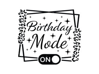 Birthday Mode On SVG