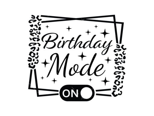 Birthday Mode On SVG