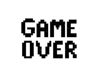 Game over SVG