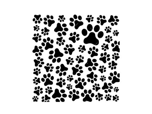 dog paw pattern svg