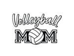 Volleyball mom SVG