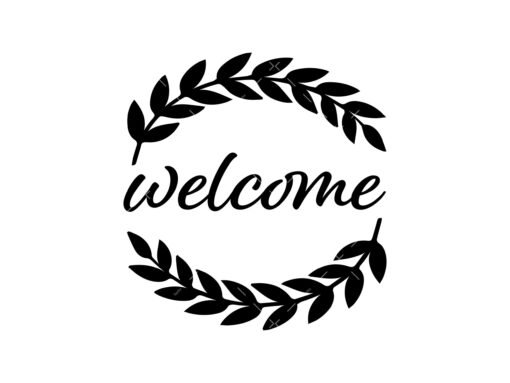 Welcome signs svg
