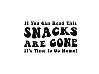 Snacks are gone svg