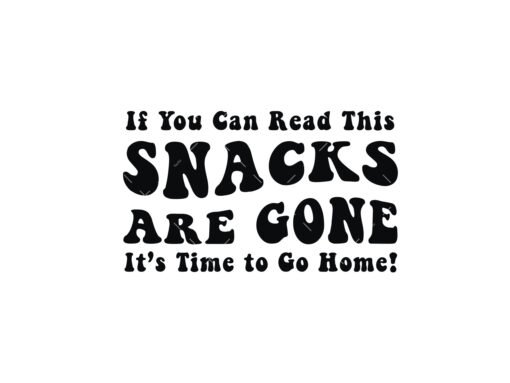 Snacks are gone svg