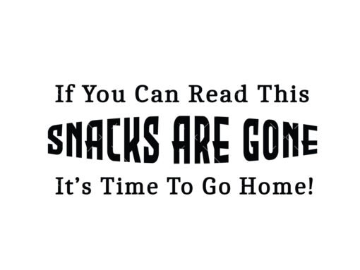 Snacks are gone svg