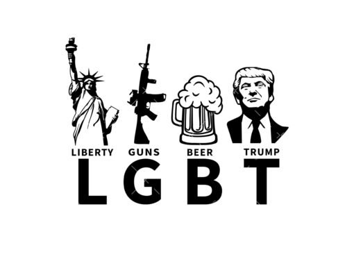 Trump LGBT SVG