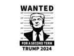 Wanted Trump 2024 SVG