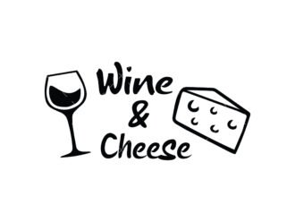 Wine and Cheese SVG