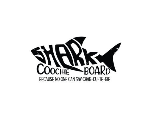 Shark coochie board SVG