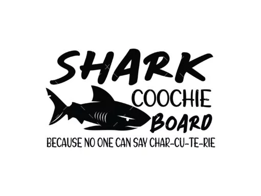 Shark coochie board SVG