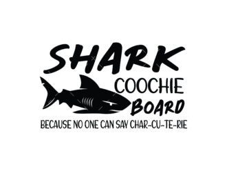 Shark coochie board SVG
