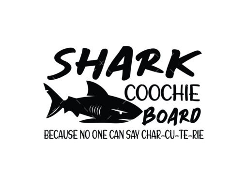 Shark coochie board SVG