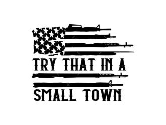 Try that in a small town SVG