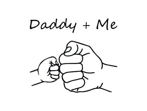Daddy and Me Svg