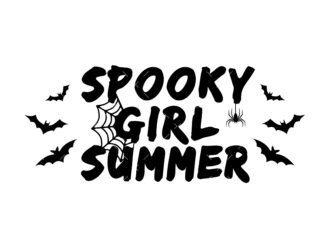 Spooky Girl Summer SVG