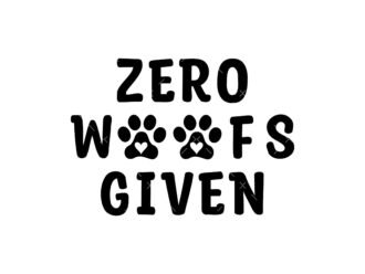 Zero woofs given SVG