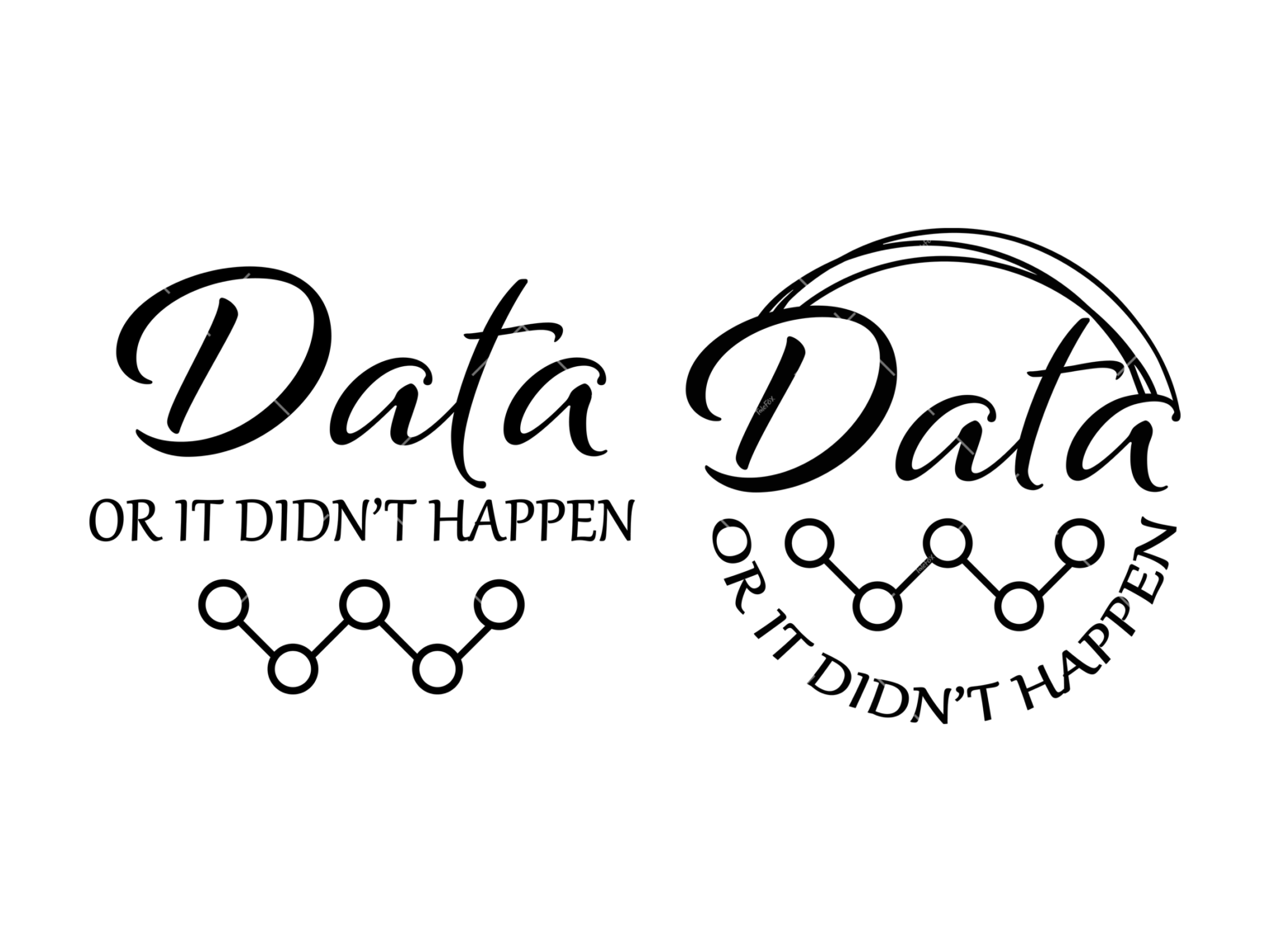 DATA Or It Didn’t Happen SVG, PDF, PNG, funny statistics svg, data ...