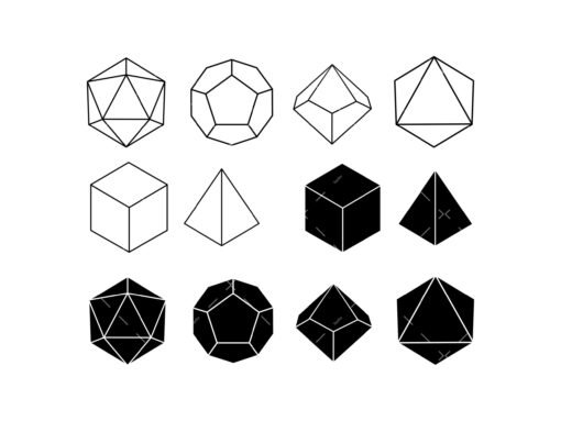 Polyhedral Dice Set SVG