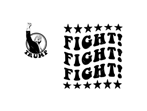Trump Fight Svg